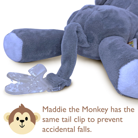 Maddie the Monkey Baby Pacifier Toy