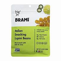 Simply Pickled Lupini Beans Snack by BRAMI 2.3oz- Chili Lime