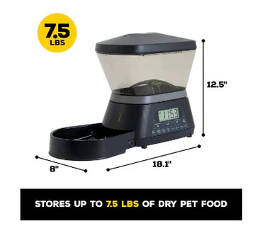 Gamma2 Nano Automatic Dog Feeder & Cat Feeder 7.5lb Cat Food or Dog Food Storage Capacity