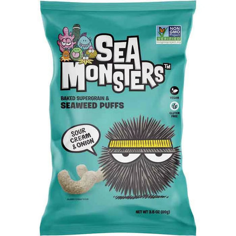 Sea Monsters - Seaweed puffs (Sour Cream and Onion)