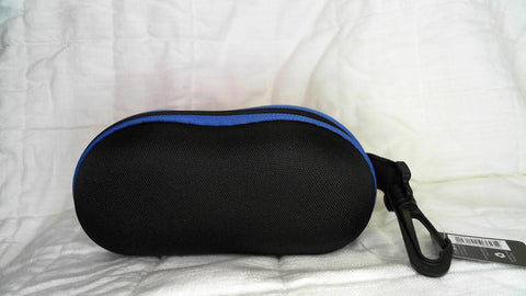 California Accessories Eyewear Sport Case, Black with Royal Blue Trim