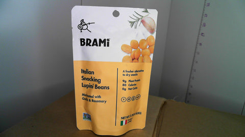 Simply Pickled Lupini Beans Snack by BRAMI 2.3oz- Garlic and Rosemary