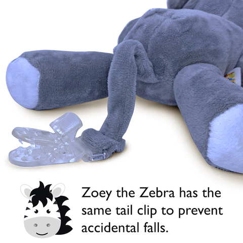 Zoey the Zebra Baby Pacifier Toy