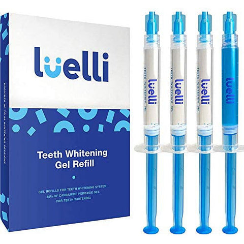LUELLI Teeth Whitening Gel Syringe Refill Pack