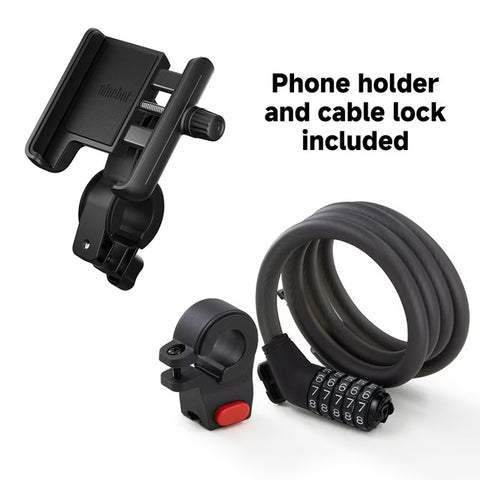 Segway E3 Pro SE Electric Scooter, 20 MPH with Lock & Phone Mount