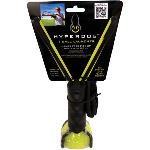 Hyper Pet Hands Free Pick Up Dog Ball Launcher - Black