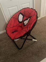 Spiderman Licensed Characters Comfortable Saucer Chair, 27"