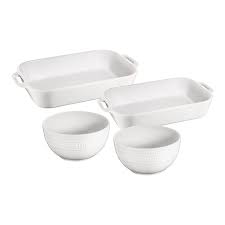 Staub Ceramic 4-Piece Baking & Bowls Set