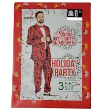 Dec 25th Men's Holiday 3-Piece LED Light up Suit Set