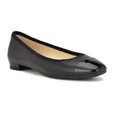 Size 8 - Nine West Women's Teland Style Ladies Captoe Slip-on Ballet Flat - Black