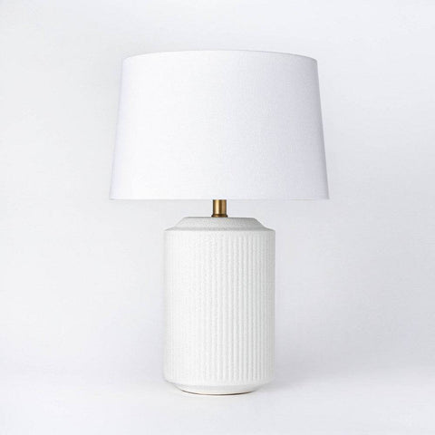 Ceramic Assembled Table Lamp White - Threshold™ Designed with Studio McGee - HomeLife