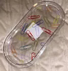 Target Bullseye Playground Colorful Paper Clip Decor Tray Teacher/School