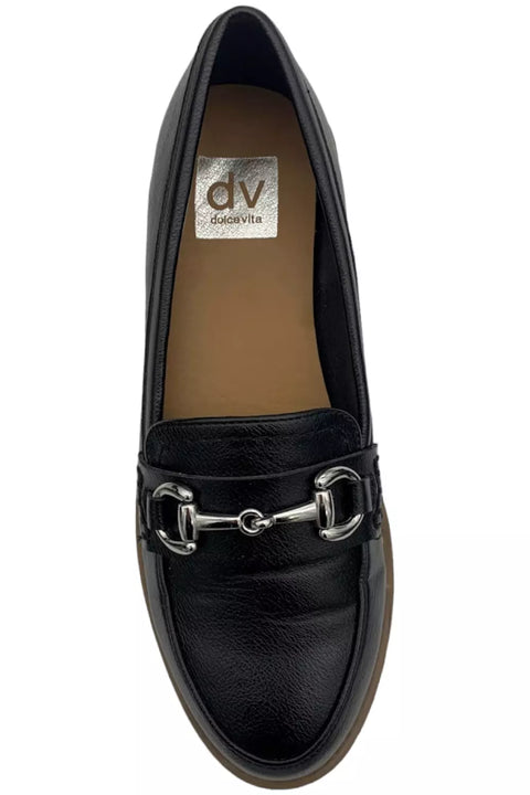 DV by Dolce Vita Ladies' Size 8 Lug Loafer Shoes, Black, New in Box