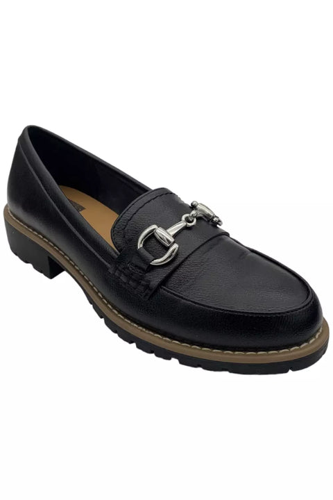 DV by Dolce Vita Ladies' Size 8 Lug Loafer Shoes, Black, New in Box