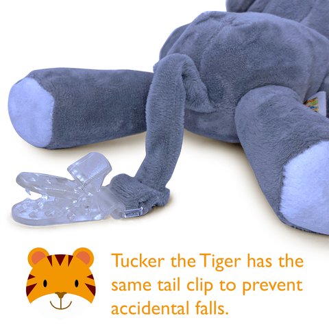 Tucker the Tiger Baby Pacifier Toy