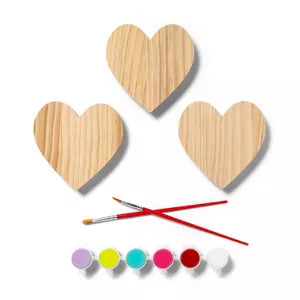 Paint-Your-Own Valentine's Day Wood Craft Kit - Mondo Llama™