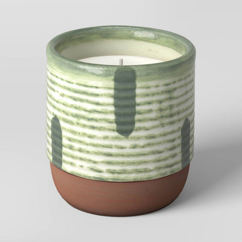 Ceramic Citronella Outdoor Candle Green - Threshold™ - HomeLife