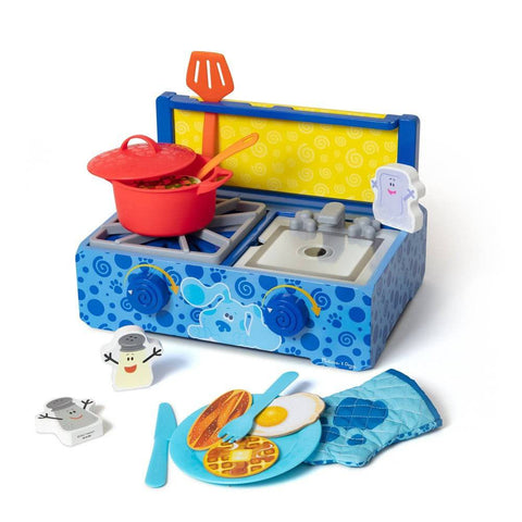 Melissa & Doug Blue's Clues & You Wooden Cooking Playset, Multicolor - HomeLife