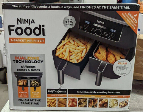 Ninja Foodi 6-in-1 8-qt. 2-Basket Air Fryer with DualZone Technology AD150 - HomeLife