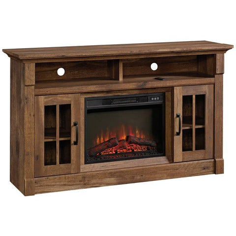 Sauder® Select Media Center Fireplace for 65" TVs, Vintage Oak - HomeLife