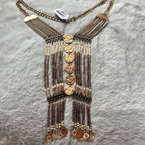 Free People Luxe Beaded ‘Tribal’ Necklace - HomeLife