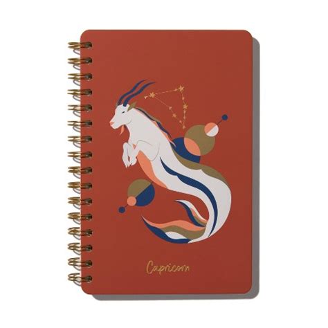 Be Rooted 240pg Ruled Journal 8.5"x5.5" Zodiac Capricorn - HomeLife