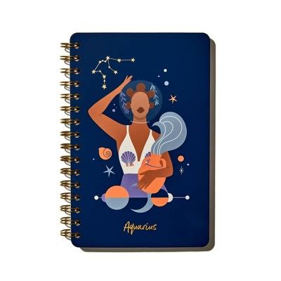 Be Rooted 240pg Ruled Journal 8.5"x5.5" Zodiac Gemini - HomeLife