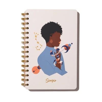 Be Rooted 240pg Ruled Journal 8.5"x5.5" Zodiac Scorpio - HomeLife